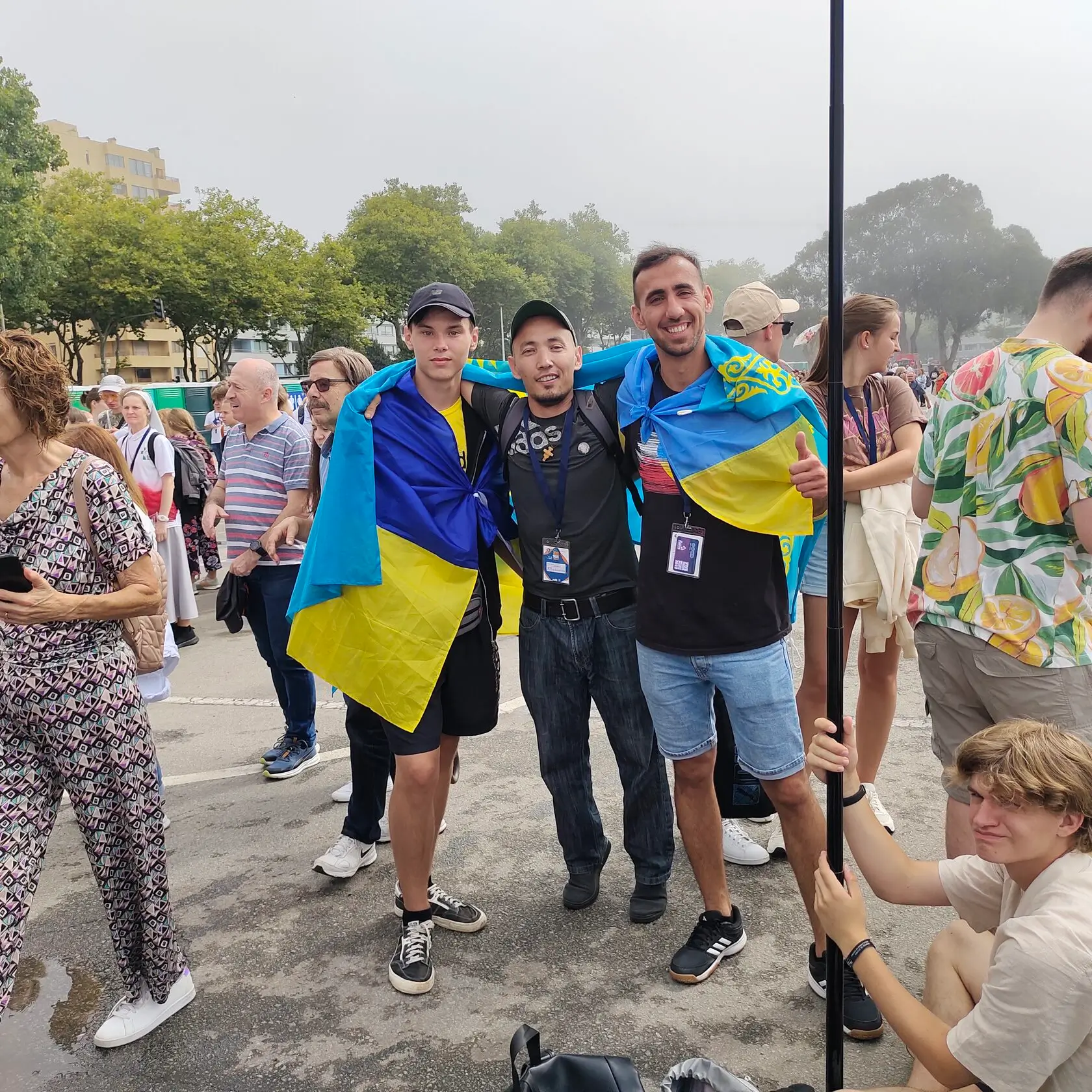 Жанибек и его знакомые из Украины в Португалии