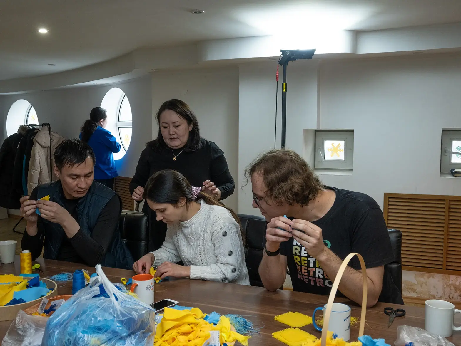 Юлия на первой своей толоке, февраль 2023