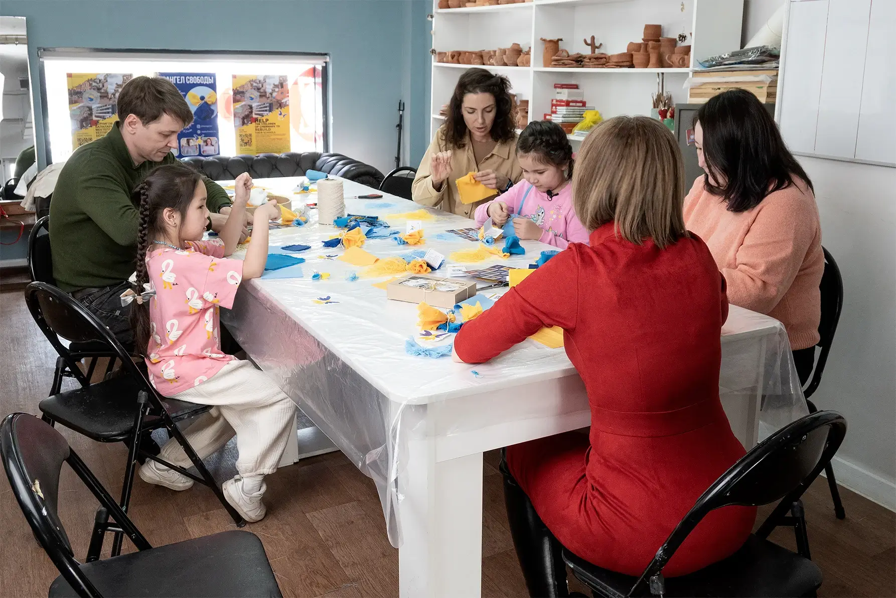 Детская толока во время ярмарки Koktem Fest, март 2023