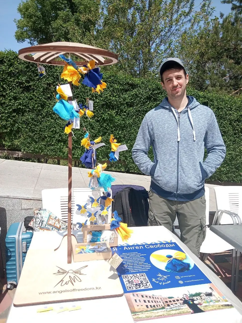 Вячеслав на ярмарке, лето 2023