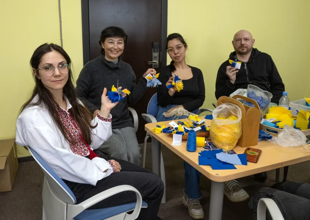 Юлия на толоке в Human Rights Hub